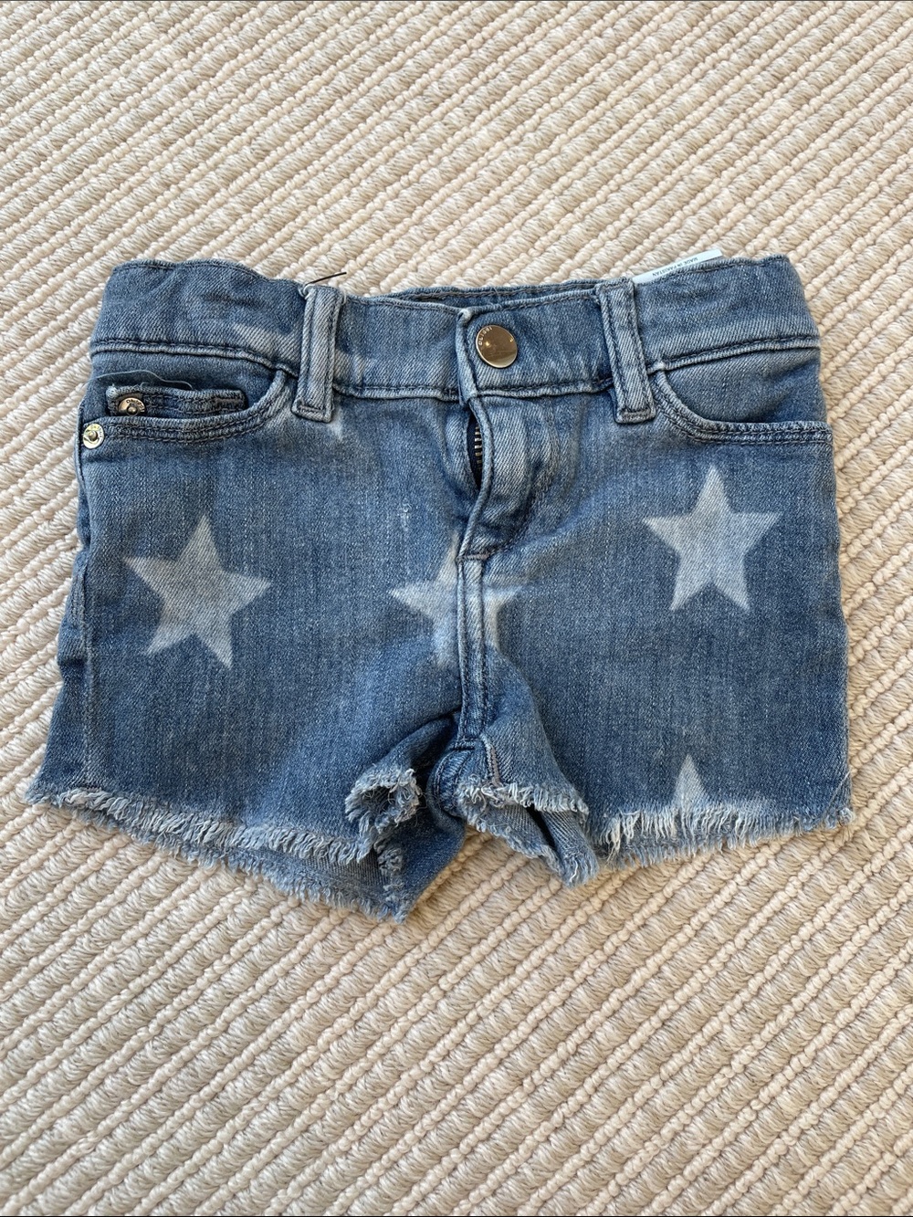 DL1961 Kids Star Denim Shorts - Blue